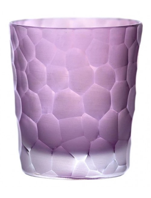 Crystal shot glass Marbles, color violet, volume 45 ml