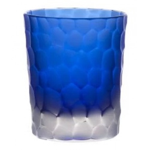Crystal glass Marbles, color blue, volume 290 ml