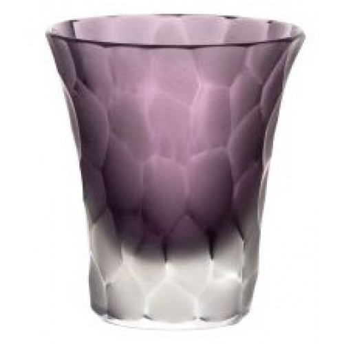 Crystal shot glass Marbles, color violet, volume 45 ml