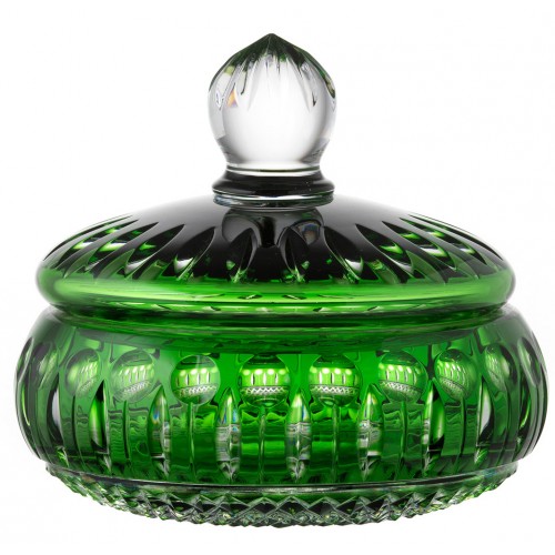 Crystal box Tomy, color green, height 165 mm