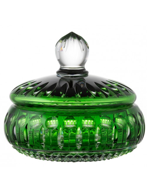 Crystal box Tomy, color green, height 165 mm