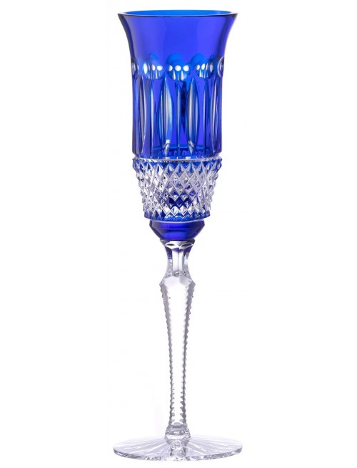 Crystal flute Tomy, color blue, volume 150 ml