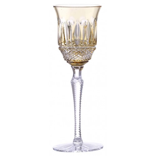 Crystal wine glass Tomy, color amber, volume 180 ml