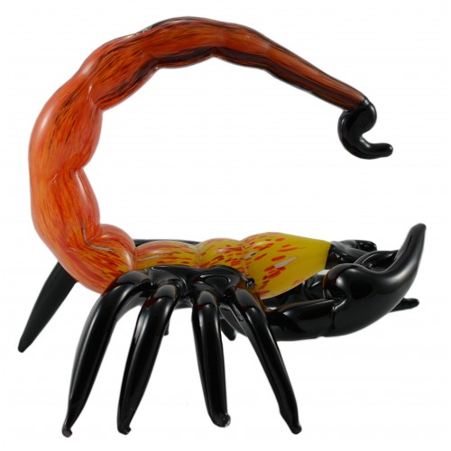 Scorpio blown glass, height 220 mm