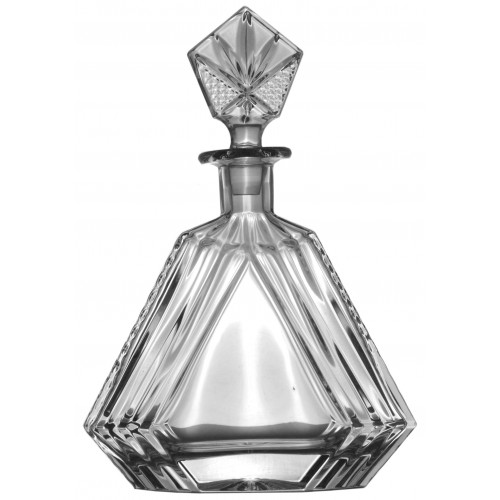 Crystal bottle, color clear crystal, volume 550 ml